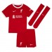 Liverpool Luis Diaz #7 Replica Home Minikit 2023-24 Short Sleeve (+ pants)